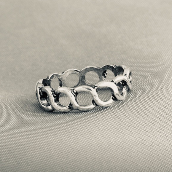 13 Piece BoHo Antiqued Silver Midi-Ring Set - Picture 6 of 12